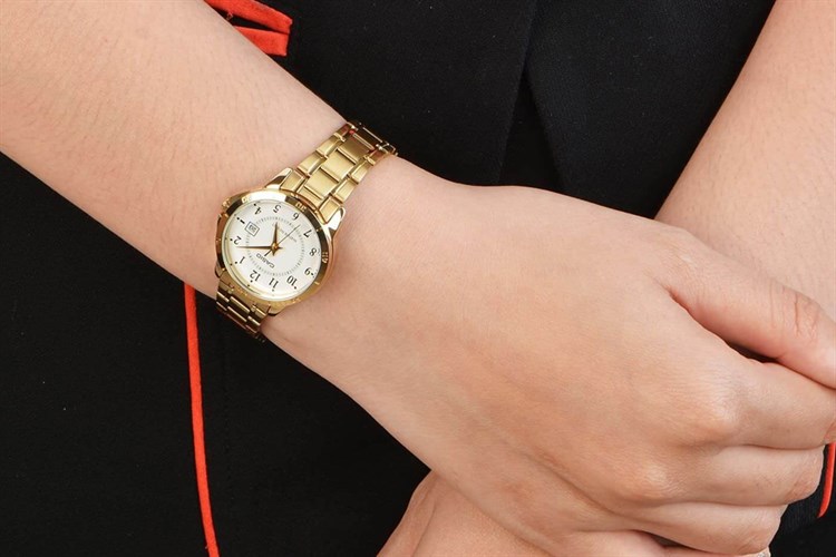 Đồng hồ Casio 30.2 mm Nữ LTP-V004G-7BUDF Màu Vàng