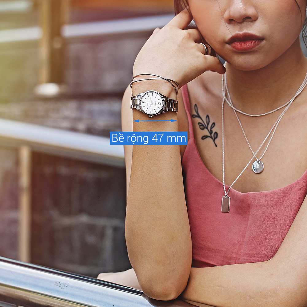 Đồng hồ CASIO 28.2 mm Nữ LTP-V005D-7BUDF