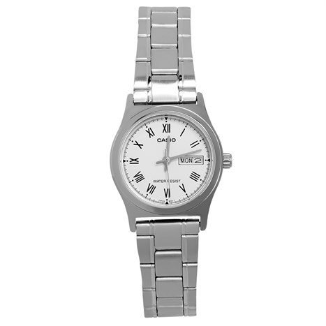 Đồng hồ CASIO 24.9 mm Nữ LTP-V006D-2BUDF Màu Bạc
