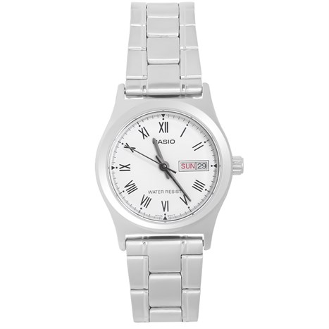 Đồng hồ CASIO 24.9 mm Nữ LTP-V006D-7BUDF Màu Bạc