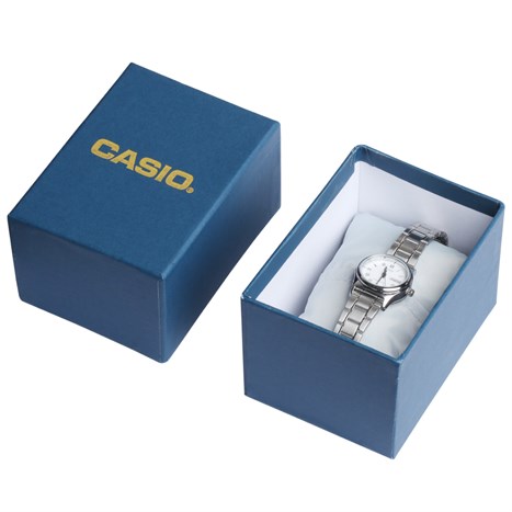 Đồng hồ CASIO 24.9 mm Nữ LTP-V006D-7BUDF Màu Bạc