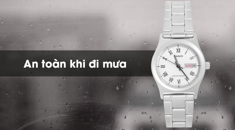 Đồng hồ Nữ Casio LTP-V006D-7BUDF chống nước 3 ATM Đồng hồ Nữ Casio LTP-V006D-7BUDF chống nước 3 ATM