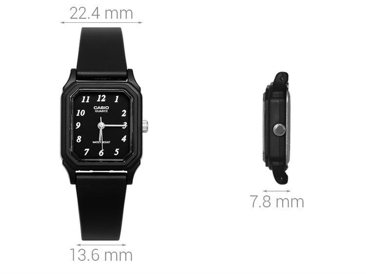 Đồng hồ CASIO 22.4 mm Nữ LQ-142-1BDF Màu Đen