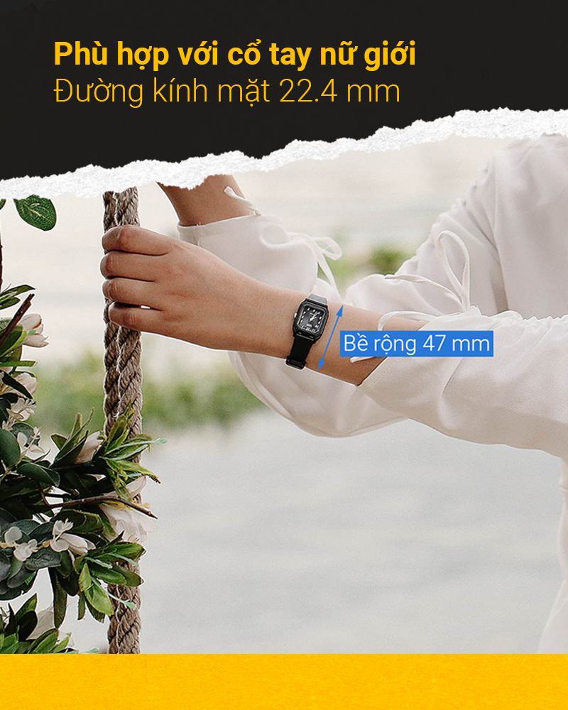 Trên tay đồng hồ Nữ Casio LQ-142-1BDF
