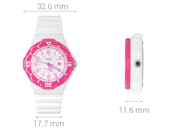 Đồng hồ CASIO 32.6 mm Nữ LRW-200H-4BVDF Màu Trắng