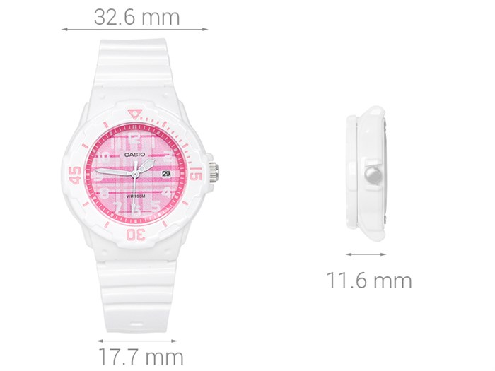 Đồng hồ CASIO 32.6 mm Nữ LRW-200H-4CVDF Màu Trắng
