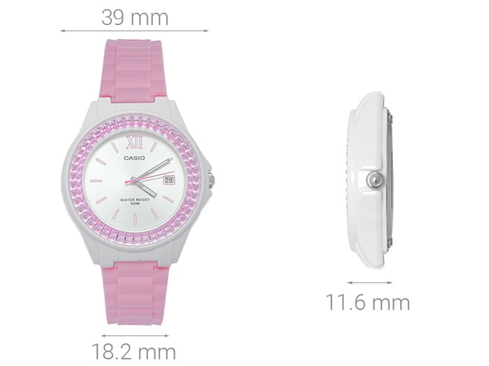 Đồng hồ CASIO 39 mm Nữ LX-500H-4E3VDF Màu Hồng