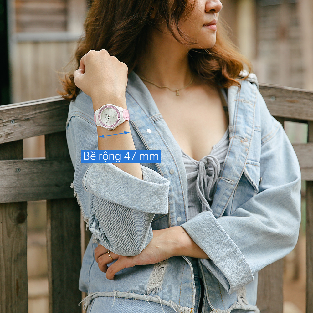 Đồng hồ CASIO 39 mm Nữ LX-500H-4E3VDF