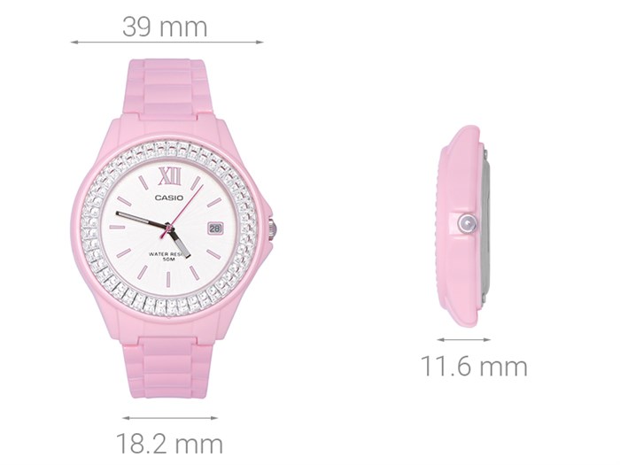 Đồng hồ CASIO 39 mm Nữ LX-500H-4E4VDF Màu Hồng