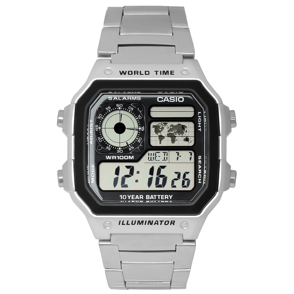 Đồng hồ CASIO 45 x 42.1 mm Nam AE-1200WHD-1AVDF