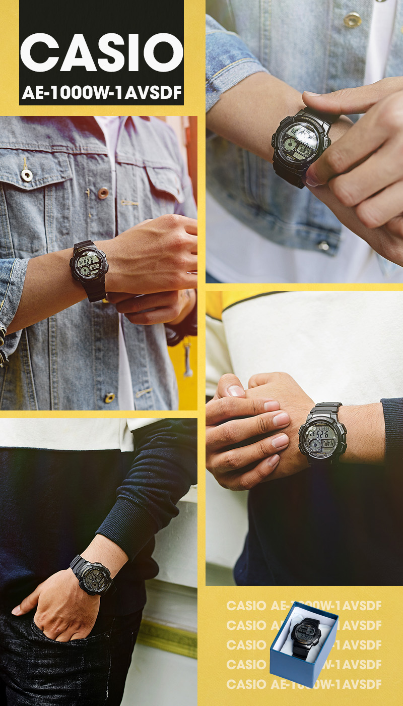 Tổng quan về Đồng hồ Nam Casio AE-1000W-1AVSDF Tổng quan về Đồng hồ Nam Casio AE-1000W-1AVSDF