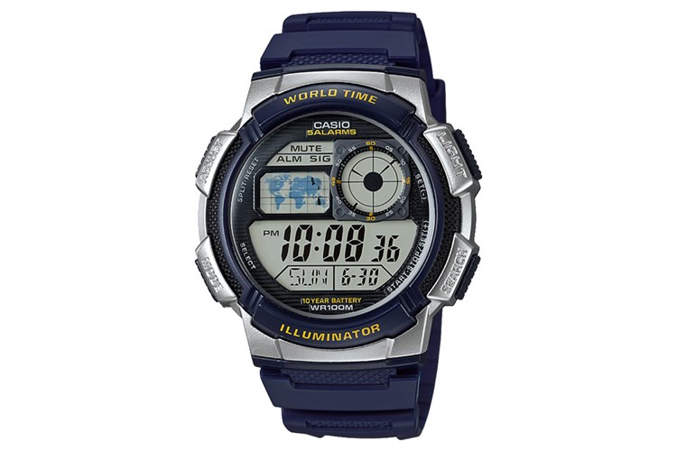 Đồng hồ CASIO 43 mm Nam AE-1000W-2AVDF Màu Xanh Dương