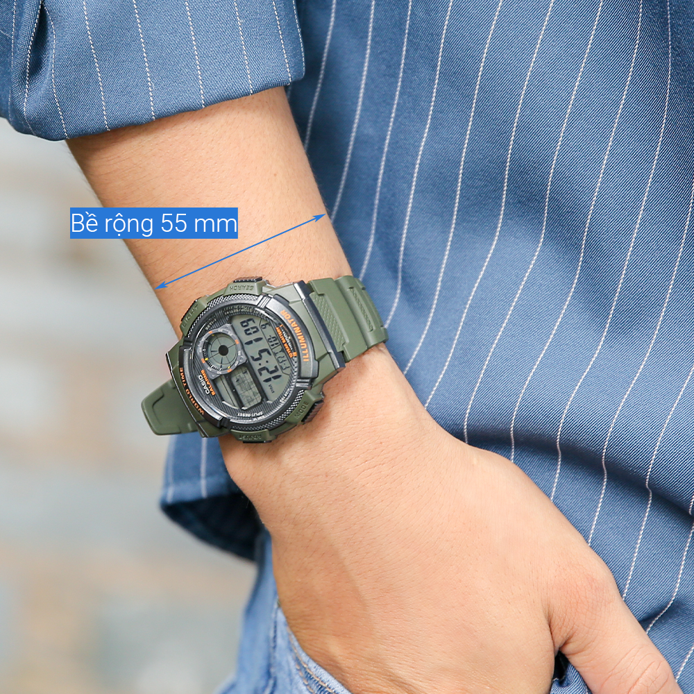 Đồng hồ CASIO 43 mm Nam AE-1000W-2AVDF