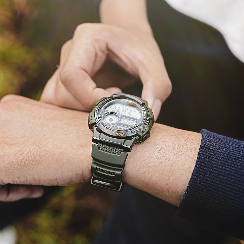 Đồng hồ CASIO 43.5 mm Nam AE-1000W-3AVDF