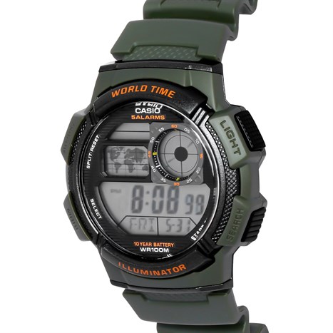 Đồng hồ CASIO 43.5 mm Nam AE-1000W-3AVDF Màu Xanh lá