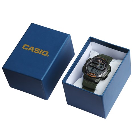 Đồng hồ CASIO 43.5 mm Nam AE-1000W-3AVDF Màu Xanh lá