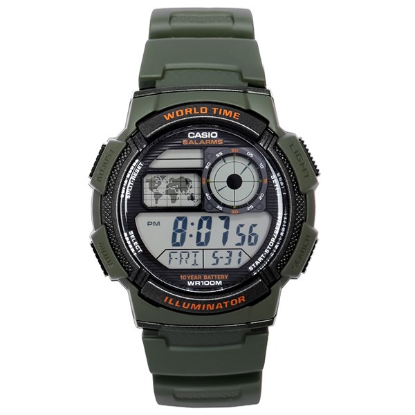 Đồng Hồ Casio 43.5 Mm Nam Ae - 1000W - 3Avdf