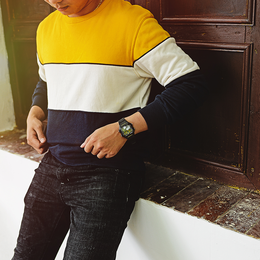 Đồng hồ CASIO 39.7 mm Nam AE-1300WH-1AVDF