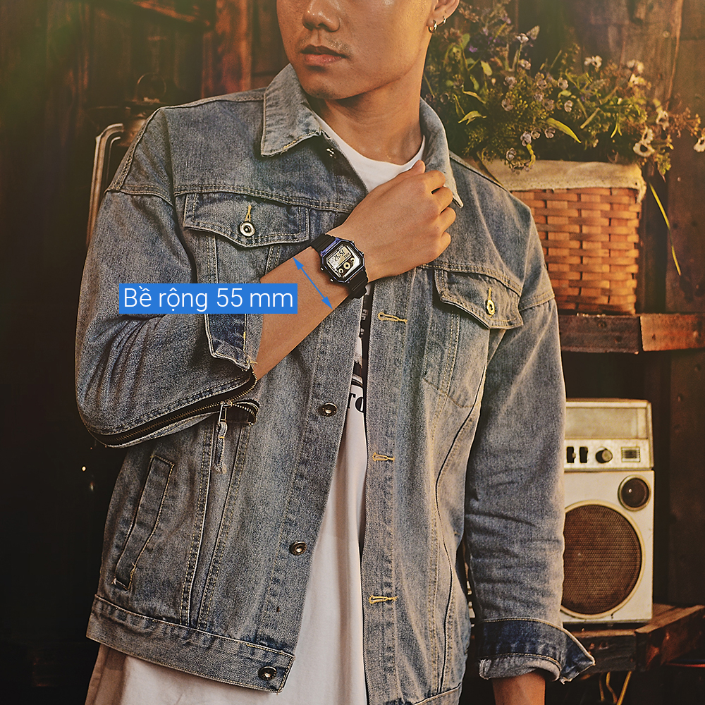 Đồng hồ CASIO 39.6 mm Nam AE-1300WH-2AVDF