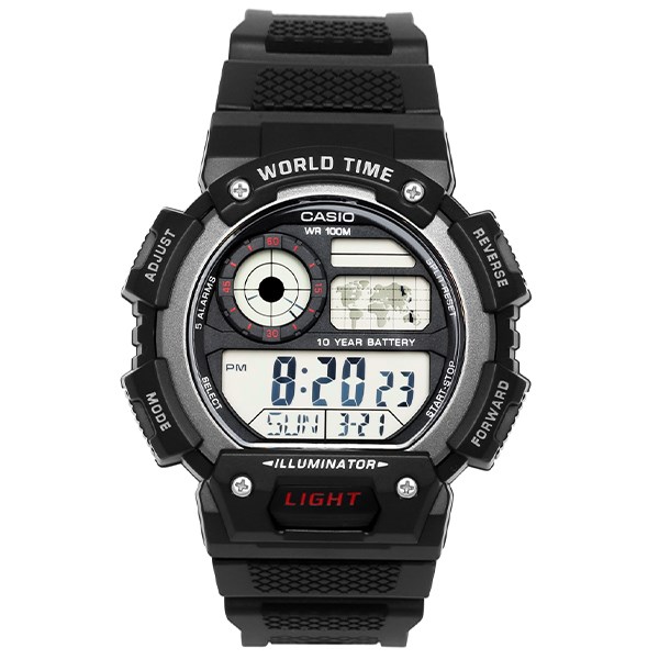 Đồng Hồ Casio 45.4 Mm Nam Ae - 1400Wh - 1Avdf