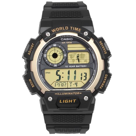 Đồng hồ CASIO 45.4 mm Nam AE-1400WH-9AVDF Màu Đen