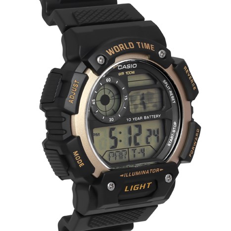 Đồng hồ CASIO 45.4 mm Nam AE-1400WH-9AVDF Màu Đen