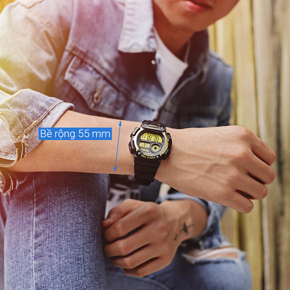 Đồng hồ CASIO 45.4 mm Nam AE-1400WH-9AVDF