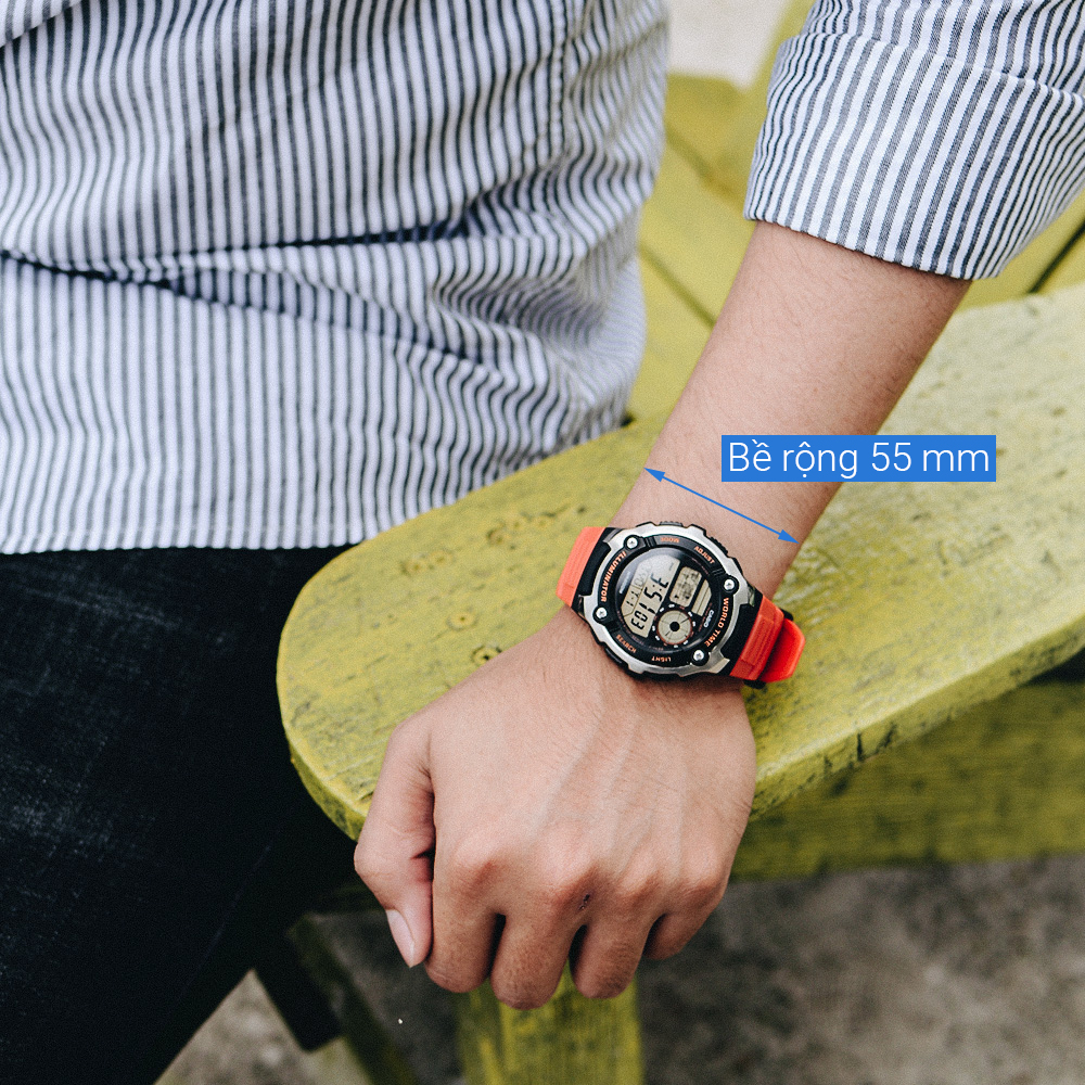 Đồng hồ CASIO 47.5 mm Nam AE-2100W-4AVDF