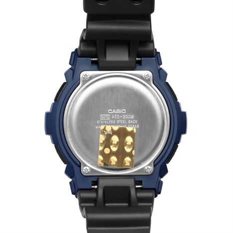 Đồng hồ CASIO 45.5 mm Nam AEQ-200W-2AVDF Màu Đen