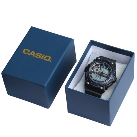 Đồng hồ CASIO 45.5 mm Nam AEQ-200W-2AVDF Màu Đen