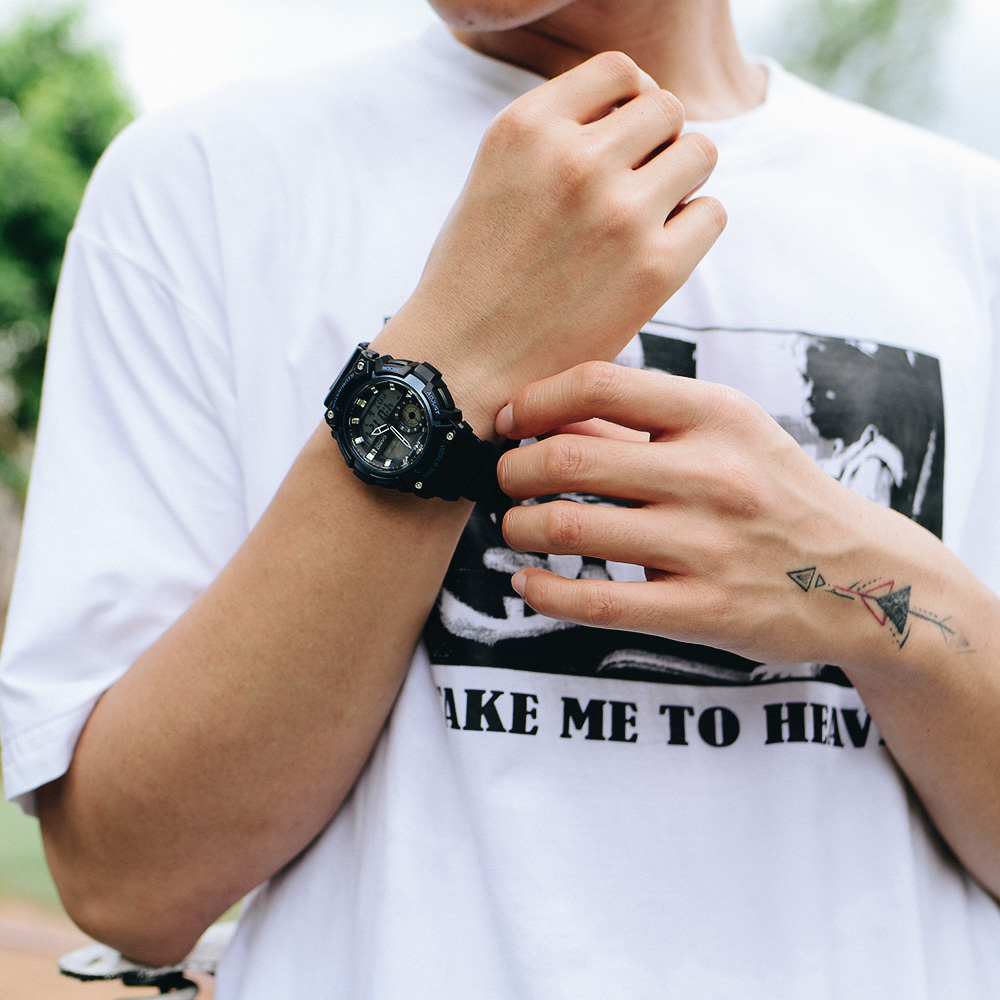 Đồng hồ CASIO 45.5 mm Nam AEQ-200W-2AVDF