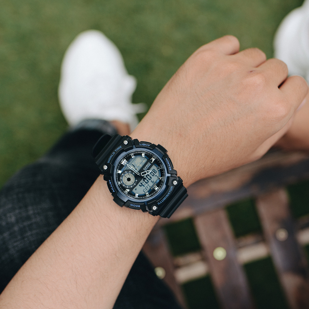 Đồng hồ CASIO 45.5 mm Nam AEQ-200W-2AVDF