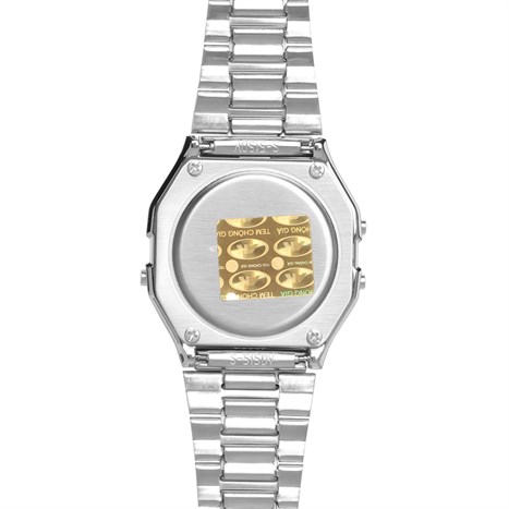 Đồng hồ CASIO 30.2 mm Unisex A158WA-1DF Màu Bạc