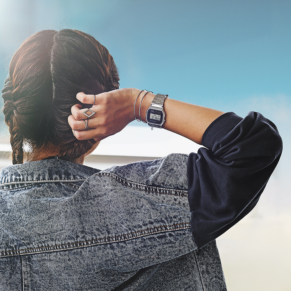 Đồng hồ CASIO 30.2 mm Unisex A158WA-1DF