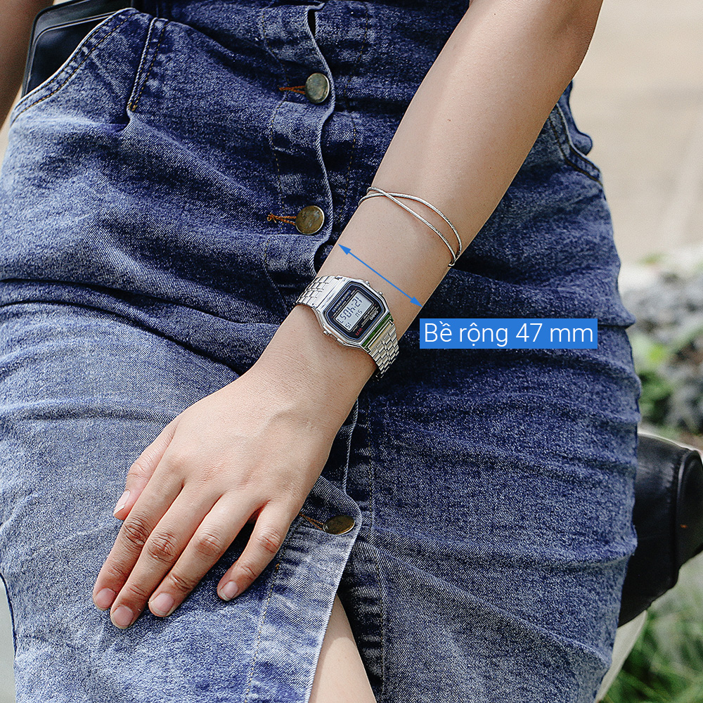 Đồng hồ CASIO 33 mm Unisex A159WA-N1DF