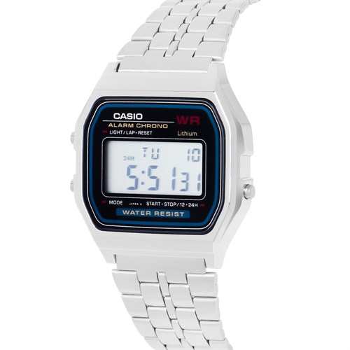 Đồng hồ CASIO 33 mm Unisex A159WA-N1DF Màu Bạc
