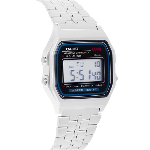 Đồng hồ CASIO 33 mm Unisex A159WA-N1DF Màu Bạc