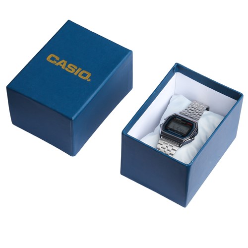 Đồng hồ CASIO 33 mm Unisex A159WA-N1DF Màu Bạc
