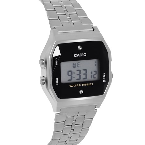 Đồng hồ Unisex Casio A159WAD-1DF Màu Bạc