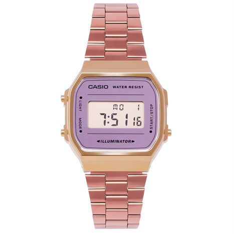 Đồng hồ Unisex Casio A168WECM-5DF Màu Vàng Hồng