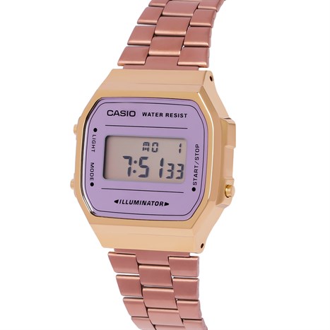 Đồng hồ Unisex Casio A168WECM-5DF Màu Vàng Hồng