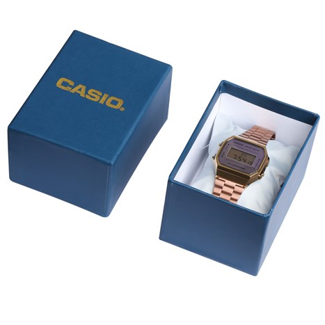 Đồng hồ Unisex Casio A168WECM-5DF Màu Vàng Hồng