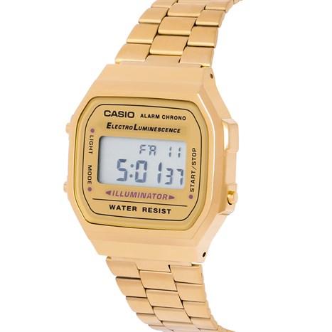Đồng hồ CASIO 35 mm Unisex A168WG-9WDF Màu Vàng