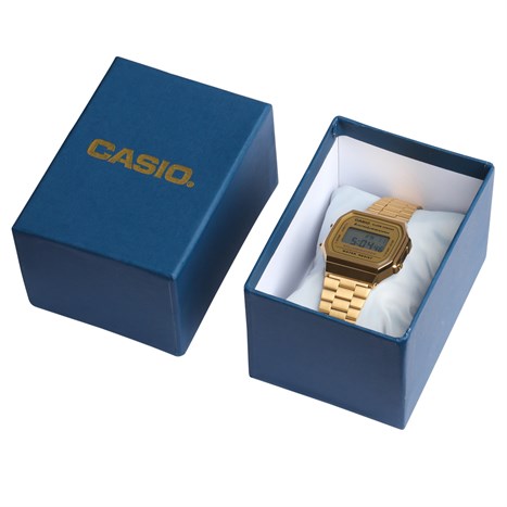 Đồng hồ CASIO 35 mm Unisex A168WG-9WDF Màu Vàng