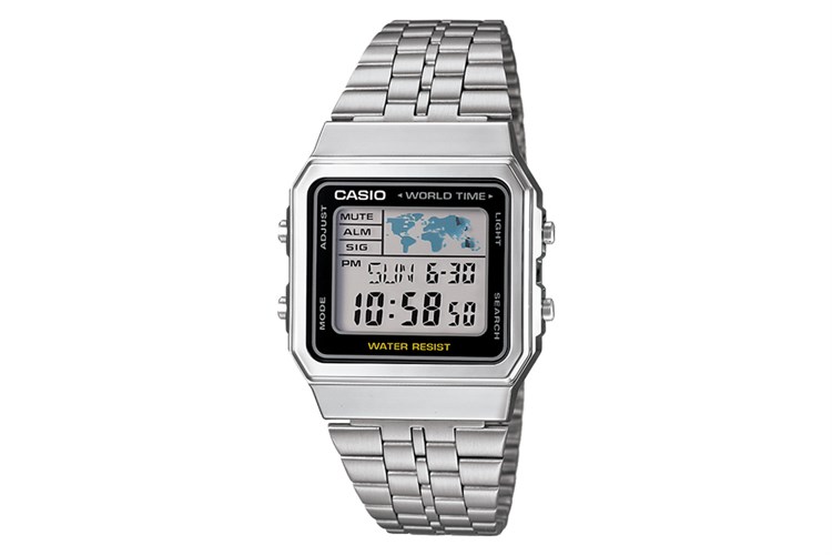 Đồng hồ Unisex Casio A500WA-1DF Màu Bạc