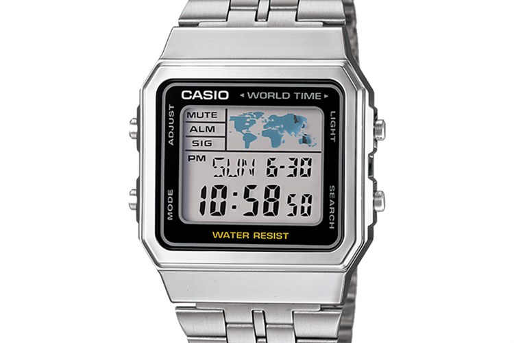 Đồng hồ Unisex Casio A500WA-1DF Màu Bạc