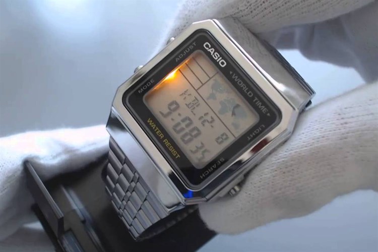 Đồng hồ Unisex Casio A500WA-1DF Màu Bạc