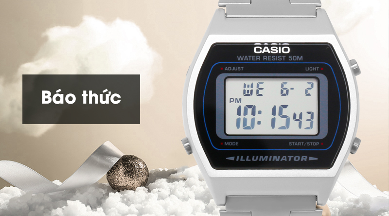 Đồng hồ Unisex Casio B640WD-1AVDF có báo thức
