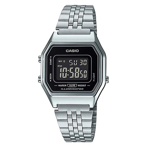 Đồng hồ CASIO 28.5 mm Unisex LA680WA-1BDF Màu Bạc