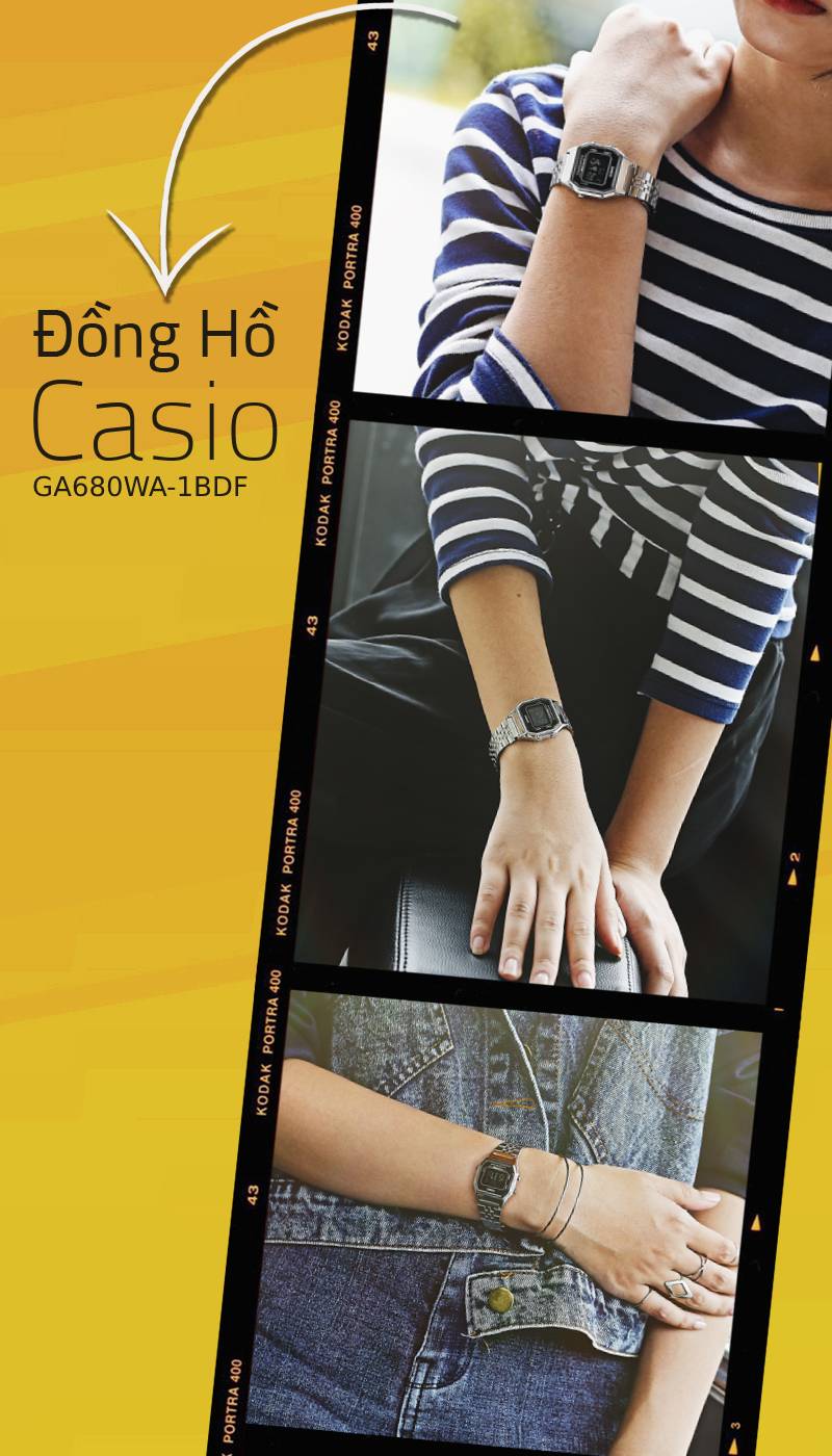 Tổng quan về Đồng hồ Unisex Casio LA680WA-1BDF Tổng quan về Đồng hồ Unisex Casio LA680WA-1BDF
